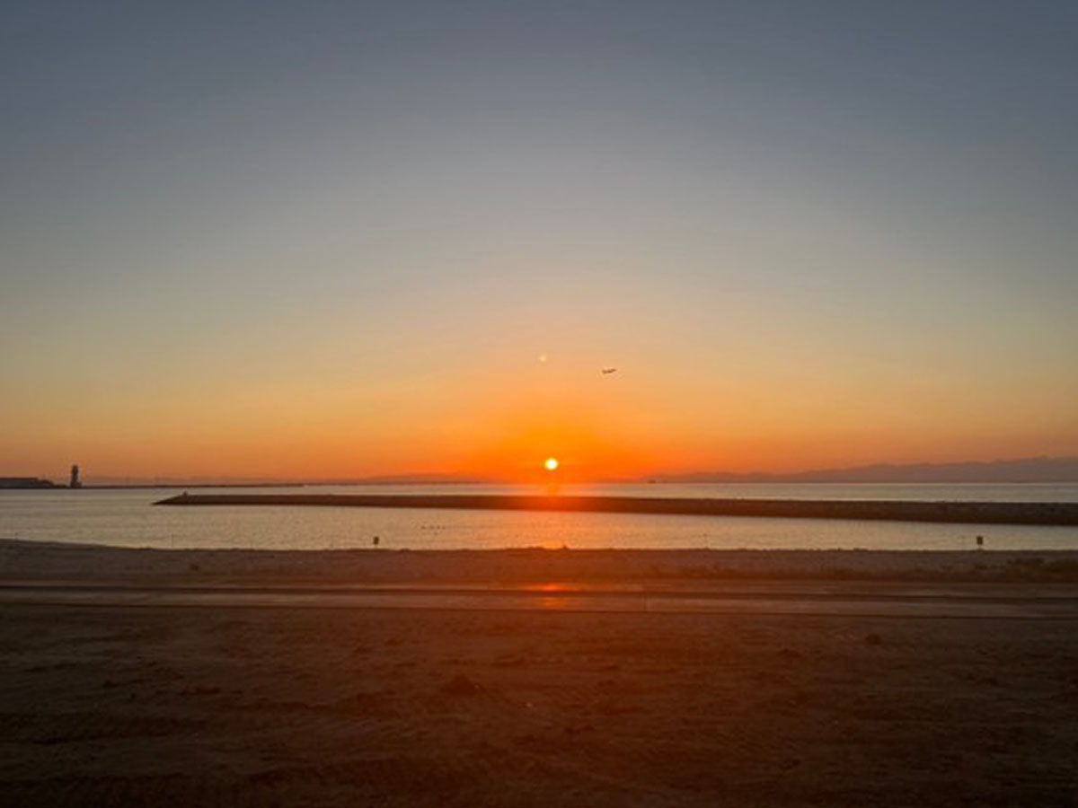 常滑りんくうビーチ　サンセット花火