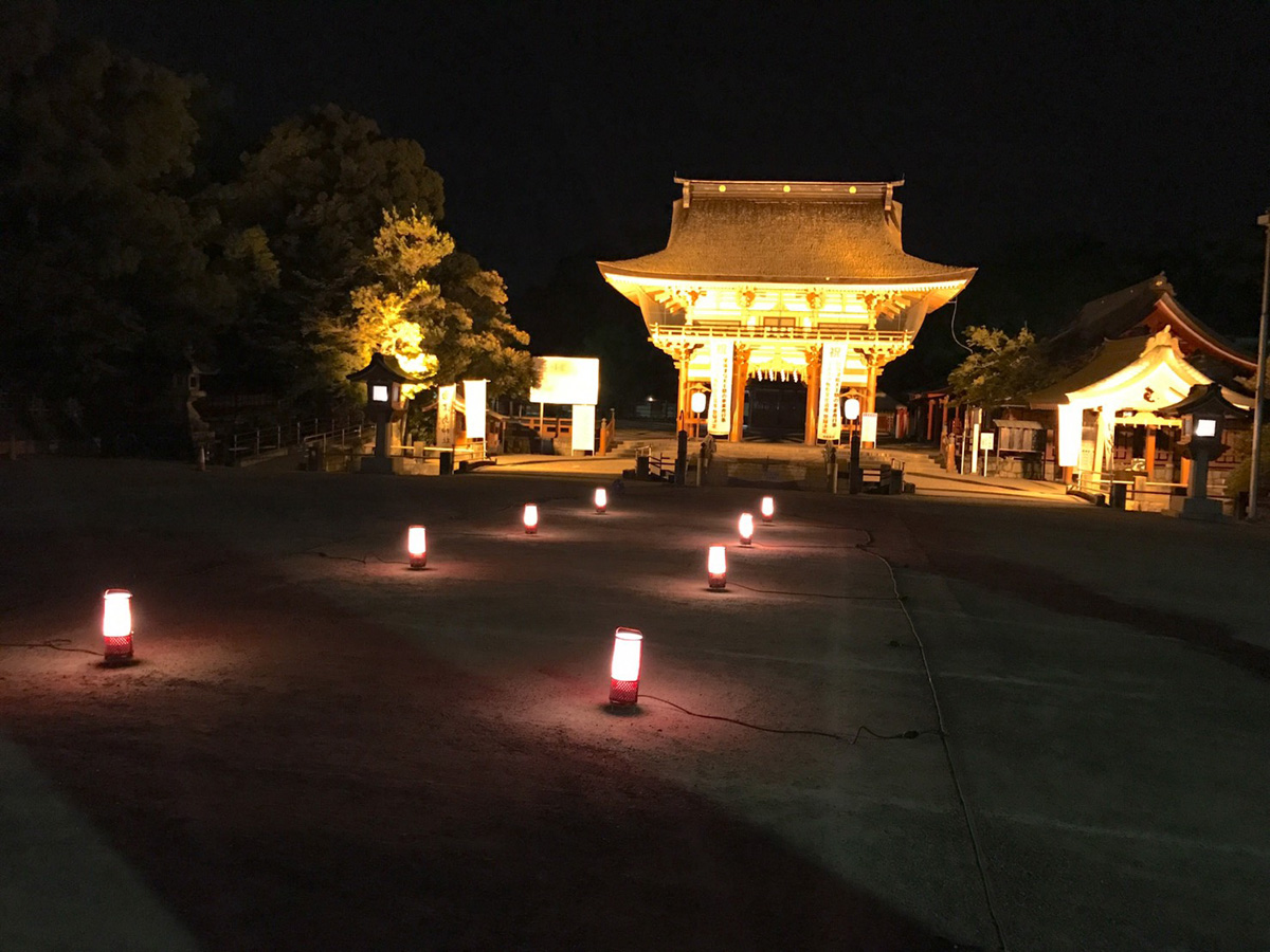 尾張津島お月見灯路