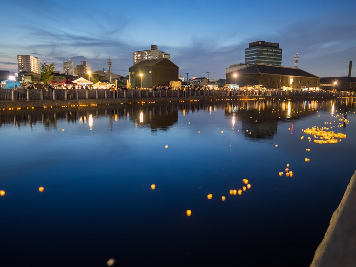 半田運河 Canal Night