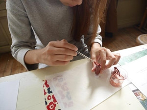 naori　矿物粉饼制作体验