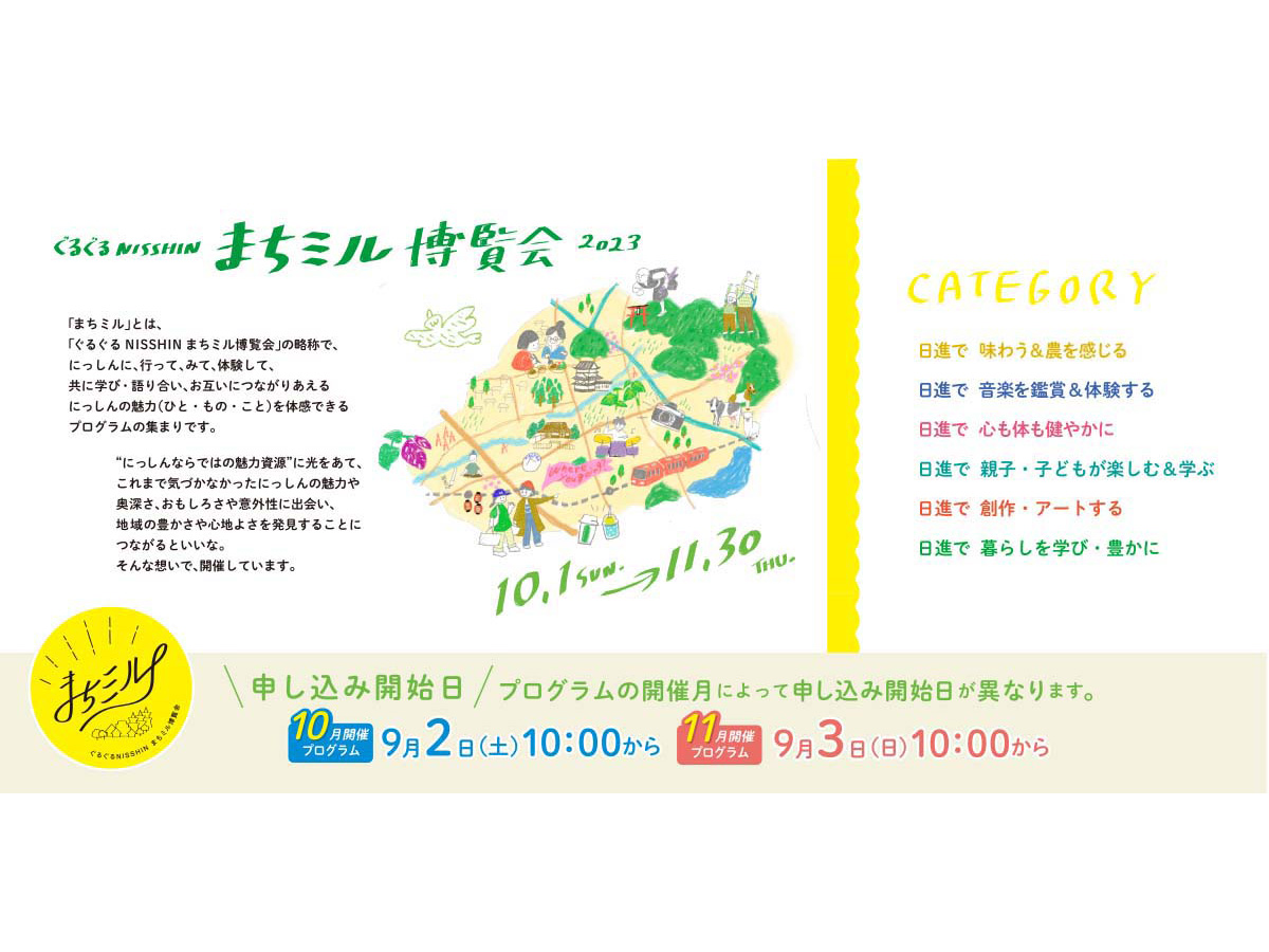 ぐるぐるNISSHIN まちミル博覧会