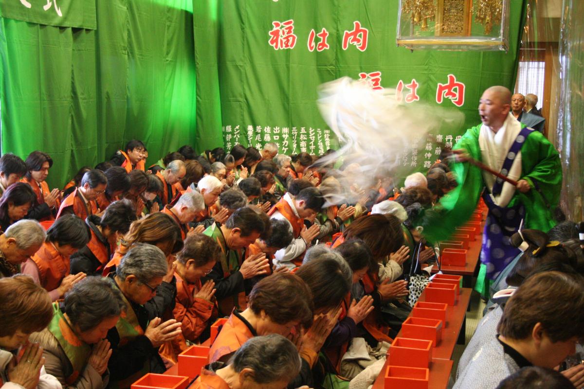 成田山 万福院　节分追儺撒豆式