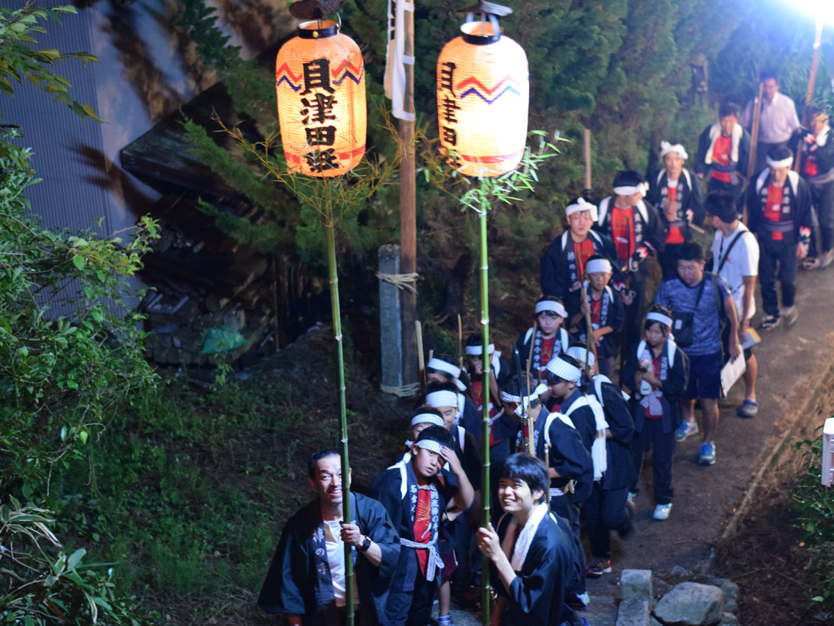 貝津田の棒の手