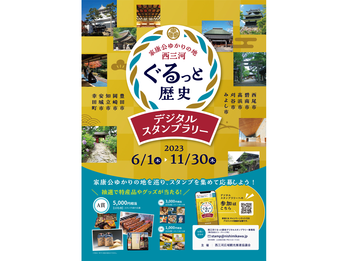 西三河ぐるっと歴史デジタルスタンプラリー
