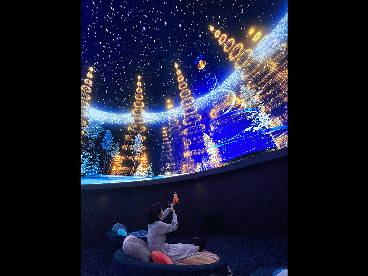 イルミネーションウェルカムドーム