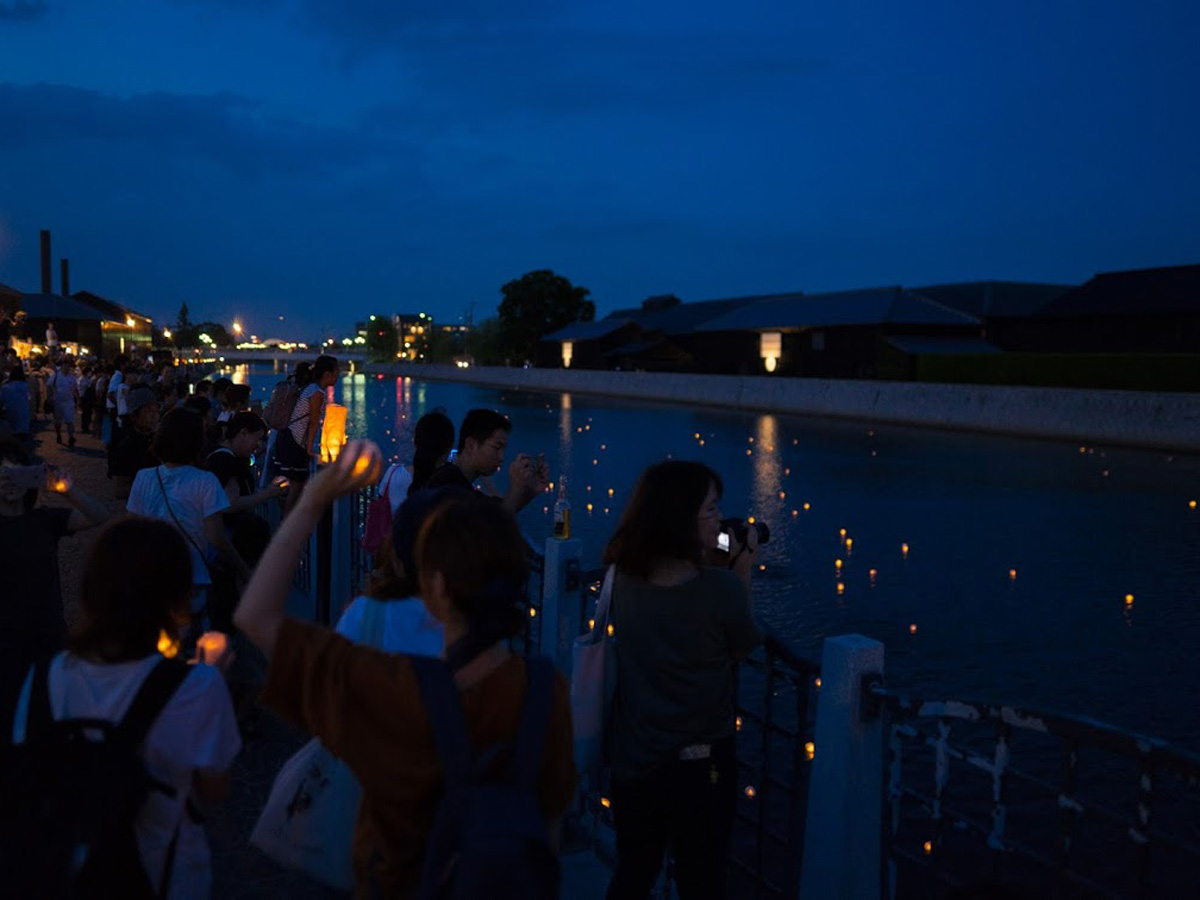半田運河 Canal Night