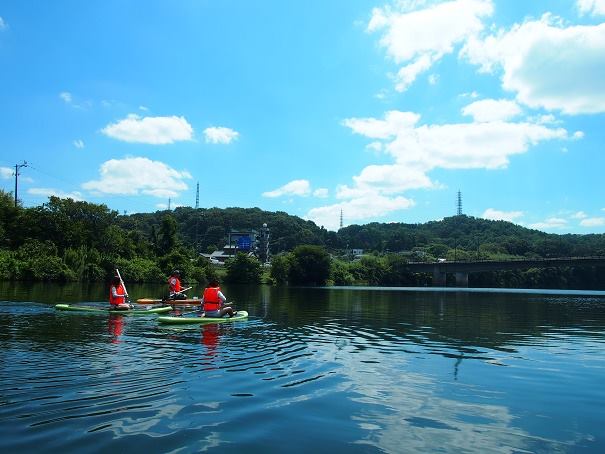 豊田水源SUP倶楽部(オービットサーフ)