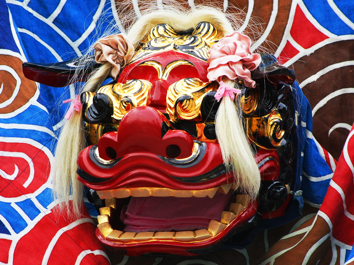 大脇の梯子獅子