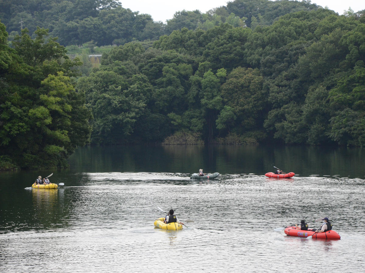 佐布里池カヌー体験