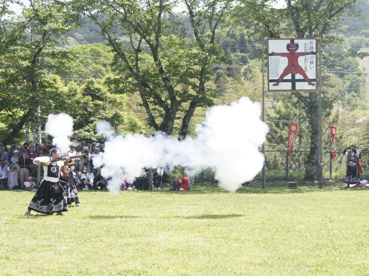 长筱合战竖旗节