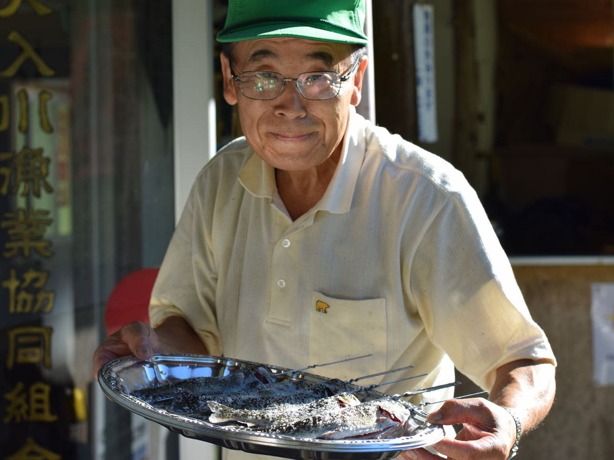 渓流マスツリ場
