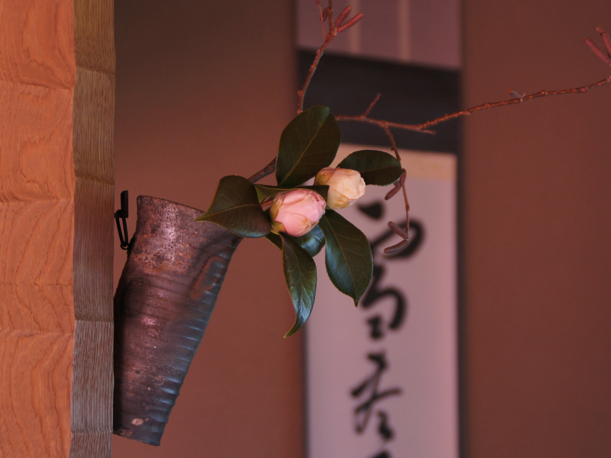 白鳥庭園のお正月