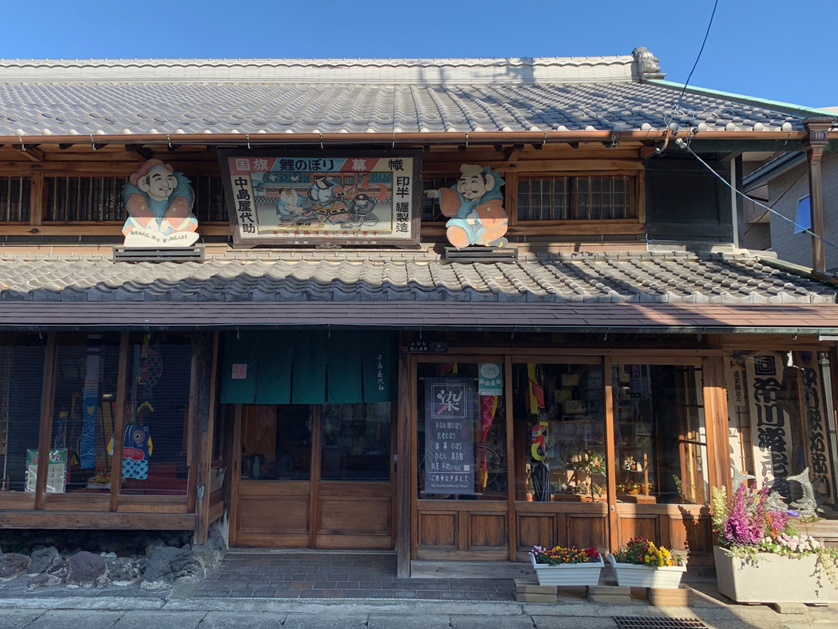 手ぬぐいツアー 7代目松浦代助さんがご案内