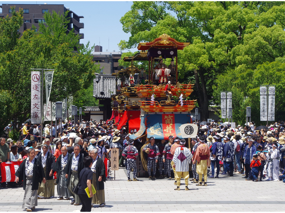 徳川園山車揃え