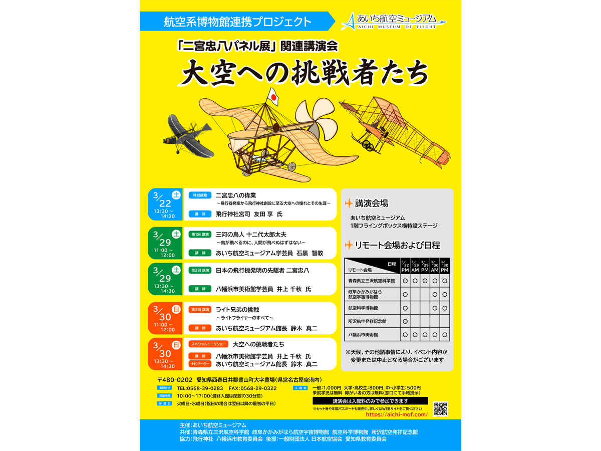 あいち航空ミュージアム 春イベント