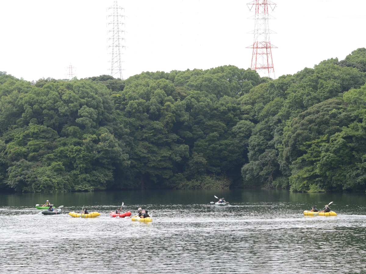 佐布里池カヌー体験