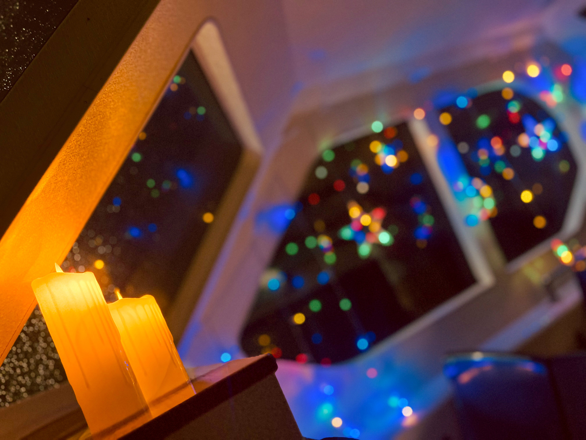 クルーズ名古屋　船内イルミネーション