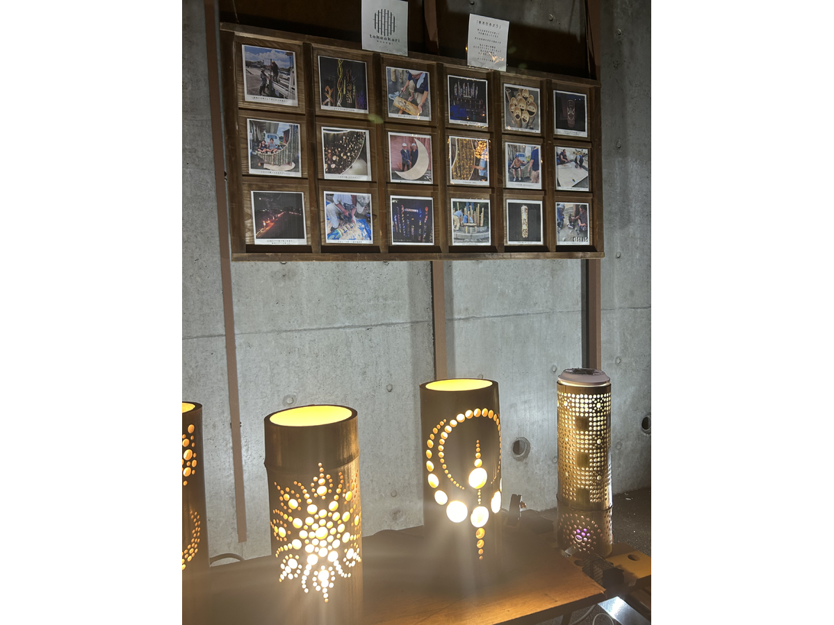 竹あかりとお雛さま展