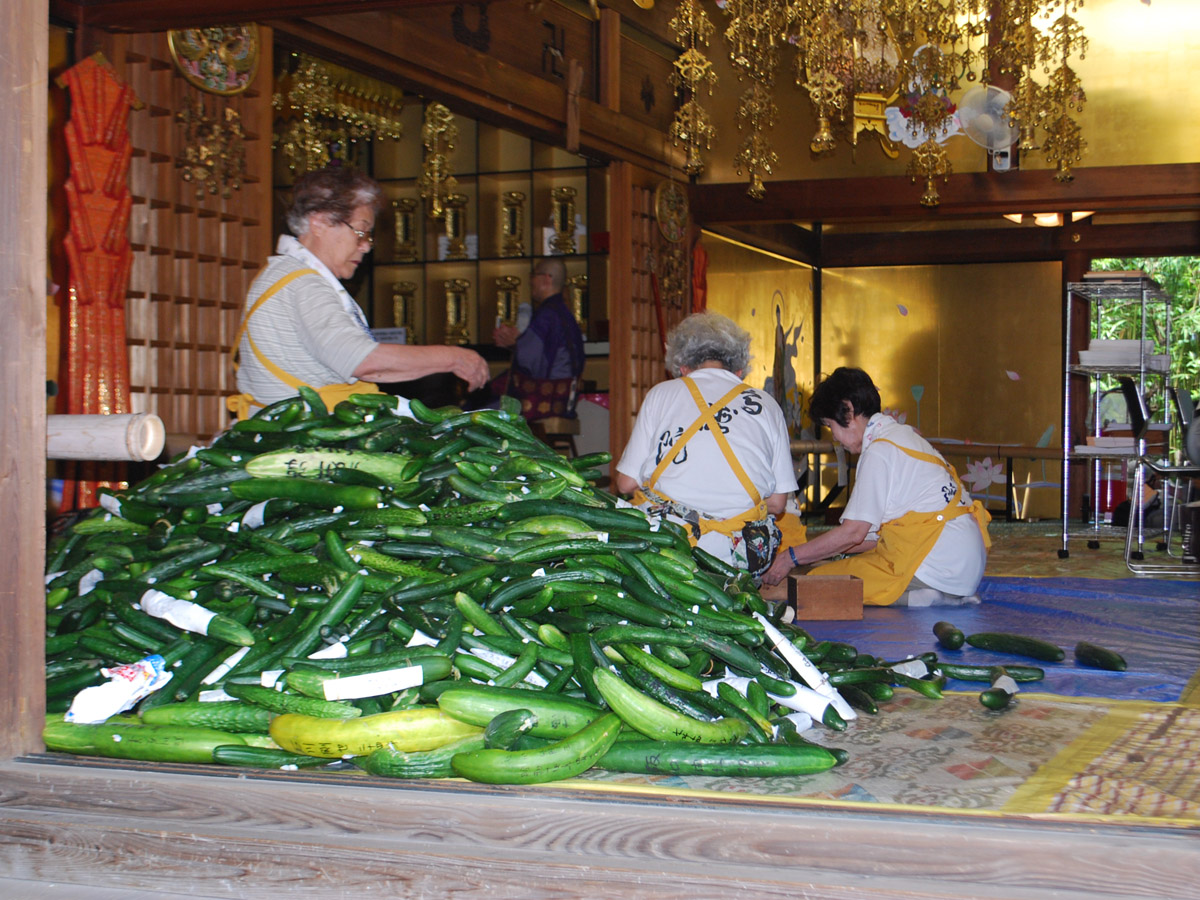 高徳院きゅうり祭り