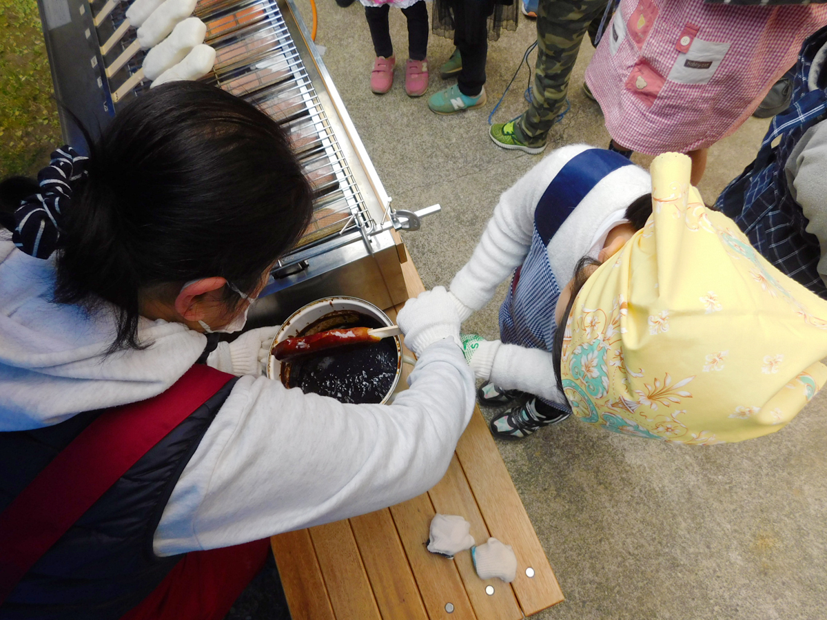 新城総合公園「ほへいもちづくり体験」