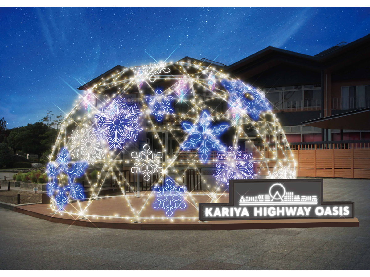 刈谷ハイウェイオアシス 2025冬季イルミネーション ～Shining Steps～