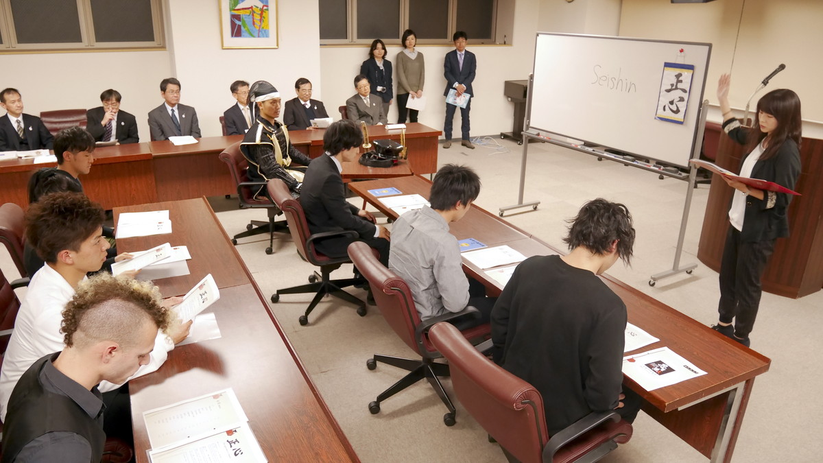 สมาชิกคณะนินจาฮัทโทริ ฮานโซคณะใหม่ที่ปรากฎตัวต่อหน้าสาธารณชนเป็นครั้งแรก