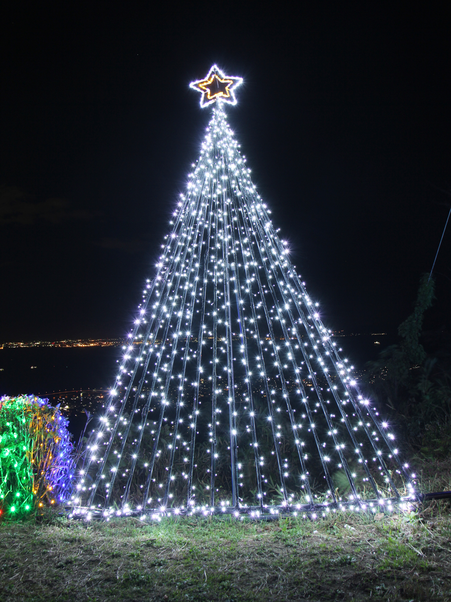 三根山地平線　燈光秀