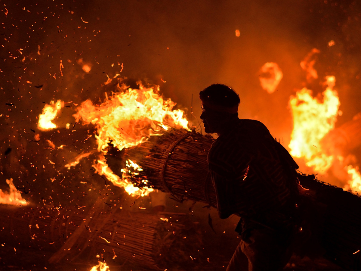 信玄原の火おんどり