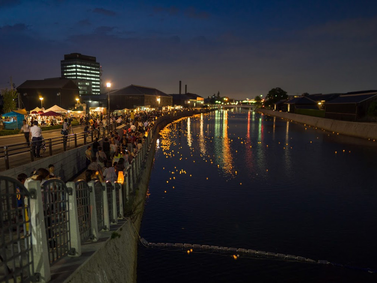 半田運河 Canal Night