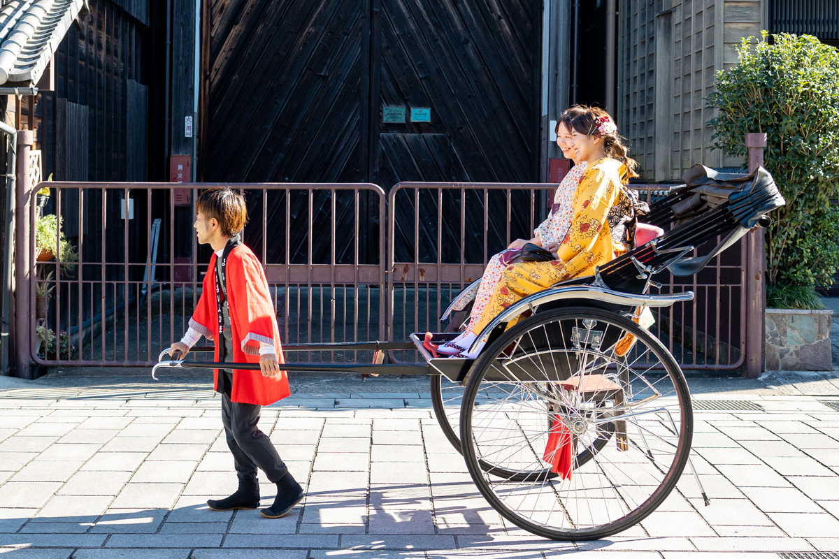 犬山城下町人力車