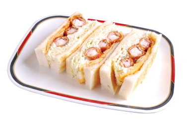 愛知的禮品　炸蝦三明治（Konparu）