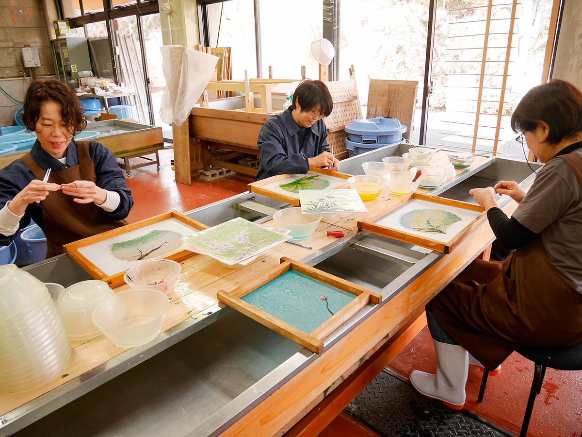 Obara Shikizakura Cherry Trees and Washi Japanese Paper