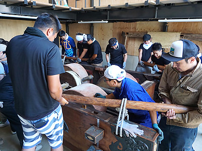 祭りの華・美しき山車彫刻の世界【はんだ山車まつり】
