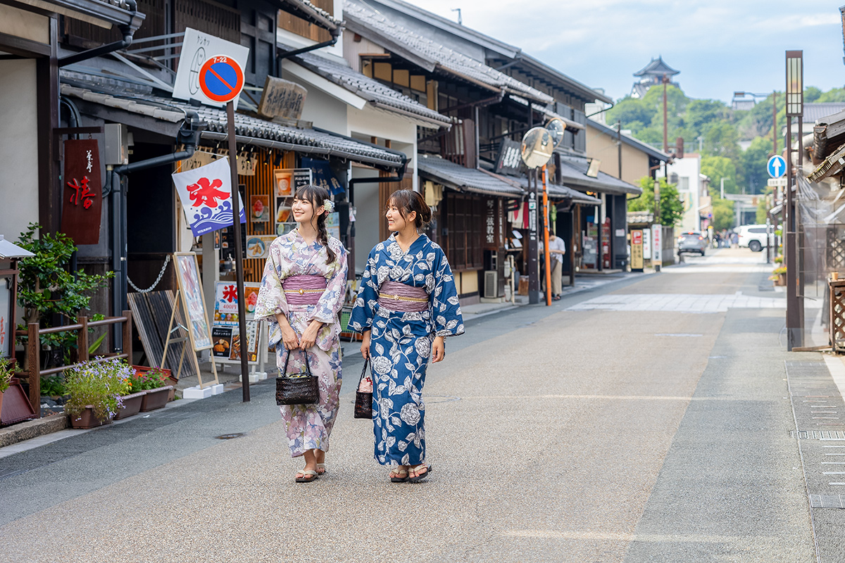 犬山城下町