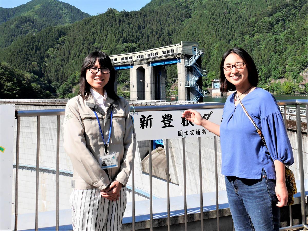 新豊根ダムダム見学