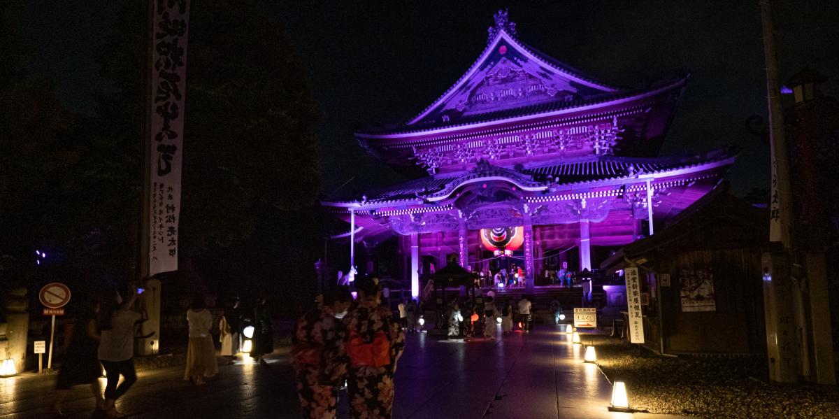 感染予防をしながらあいち観光を楽しもう！～感染防止のスゴイ取り組みを紹介～　豊川稲荷×ネイキッド YORU MO-DE（ヨルモウデ）